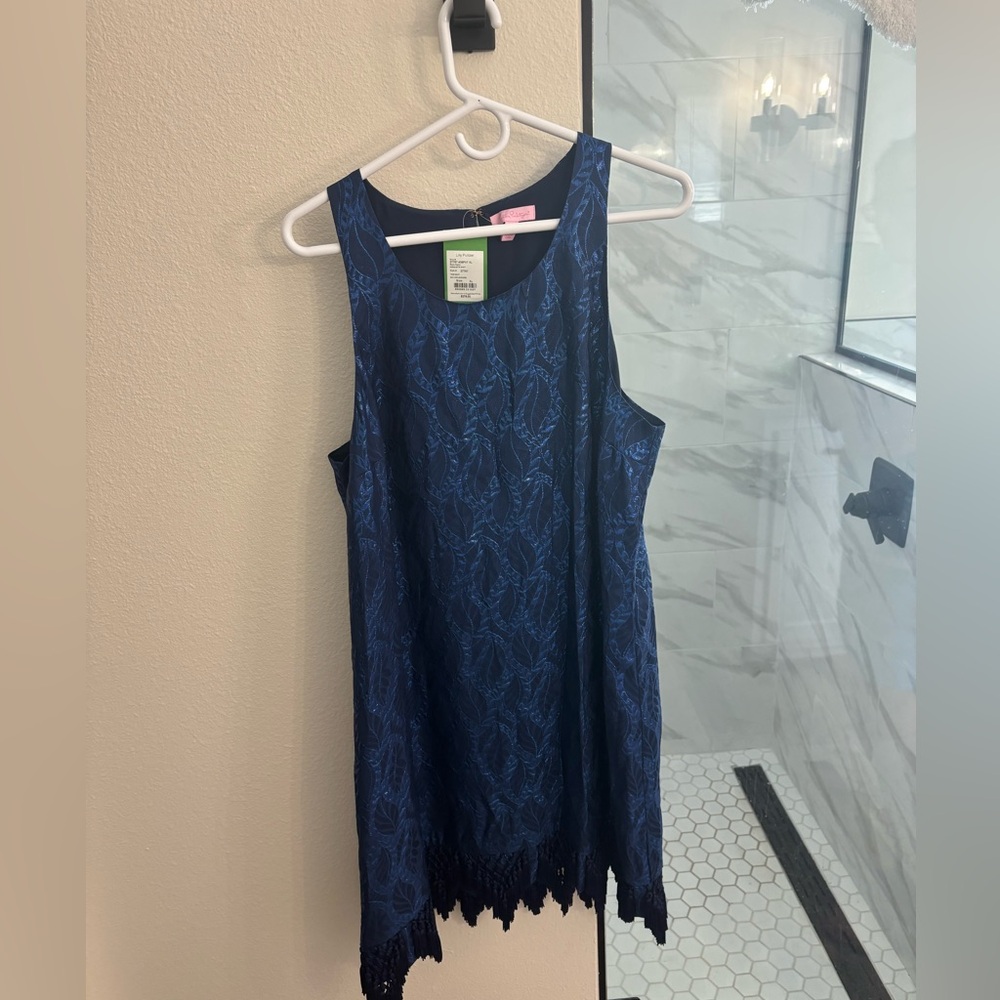 Lilly Pulitzer Marquette Shift True Navy